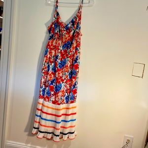 Floral print summer dress